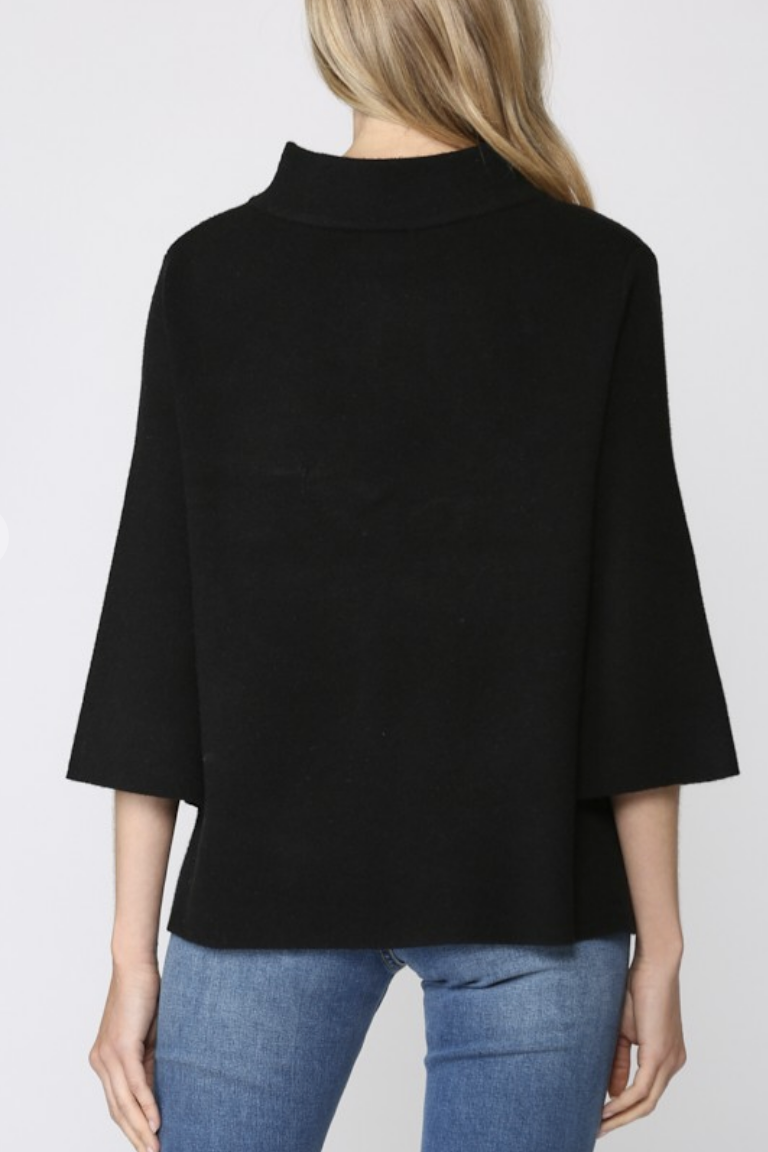 It’s Fate Mock neck Bell Sleeve Sweater / 6 colors