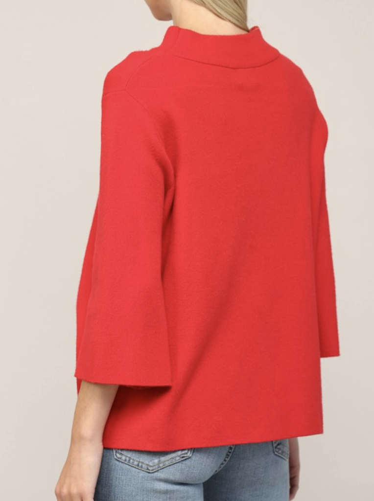 It’s Fate Mock neck Bell Sleeve Sweater / 6 colors