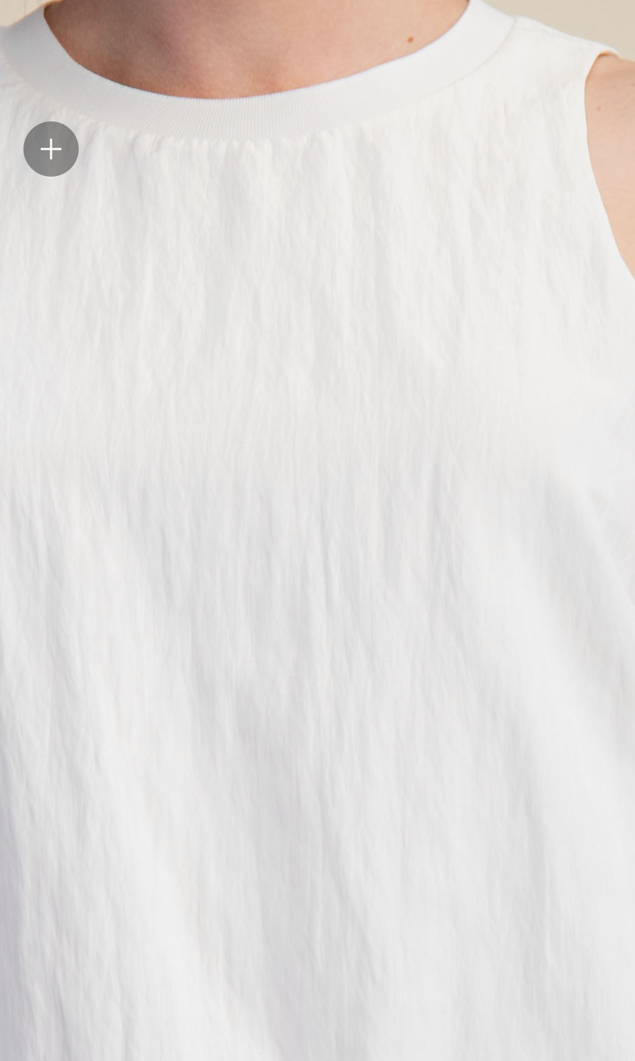 Sleeveless Bubble Hem Top / 3 colors