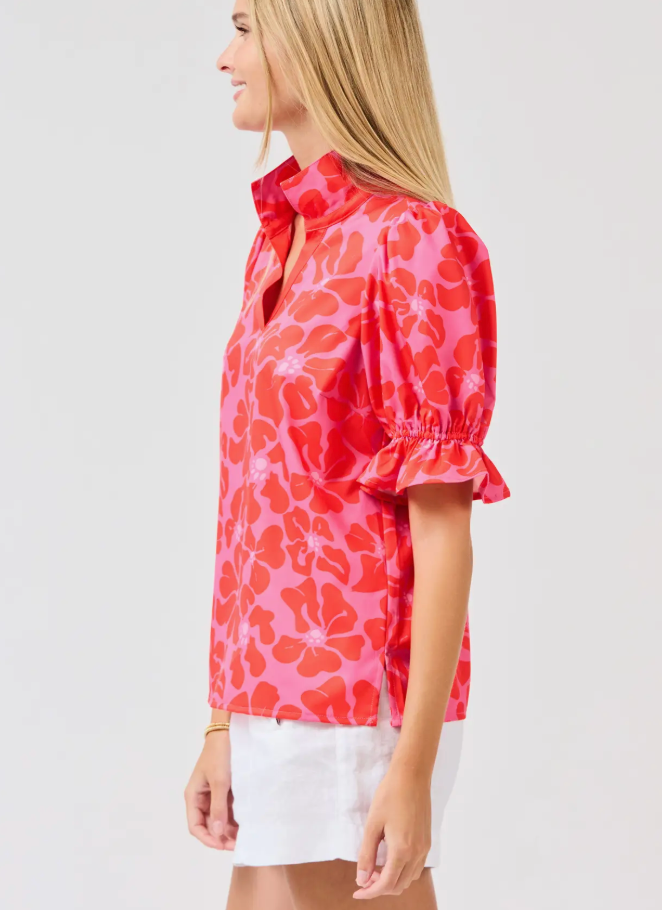 The Jessica Top Garden Samba Pink