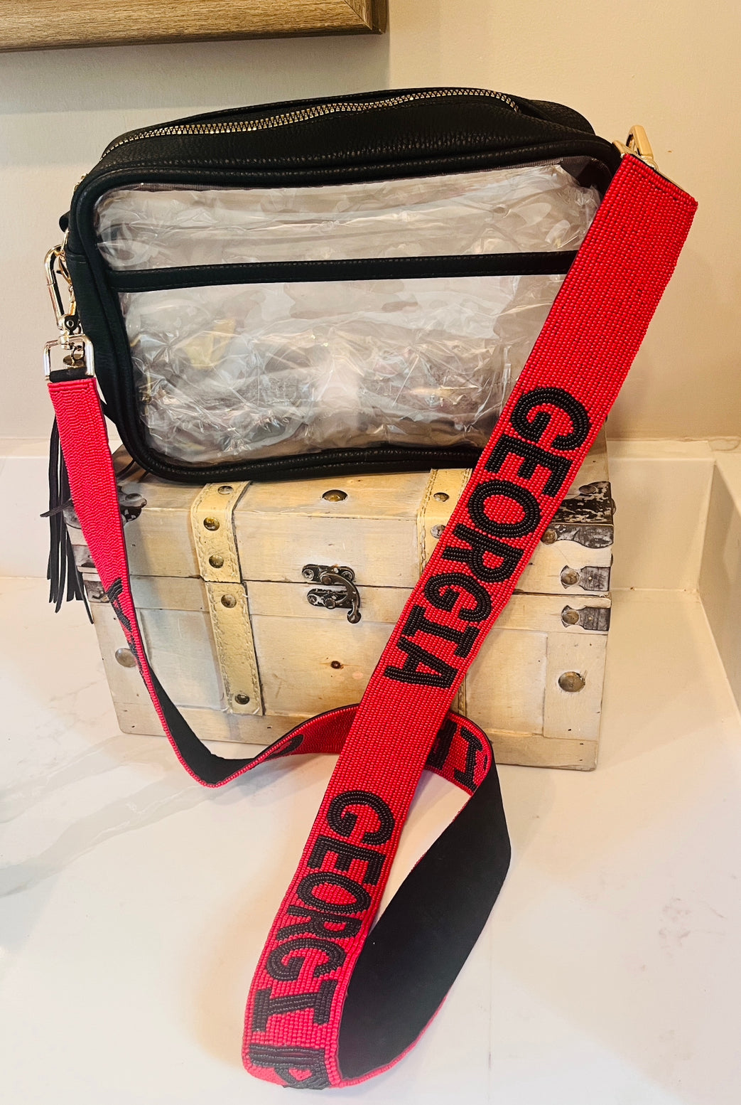 Collegiate Beaded Purse Straps