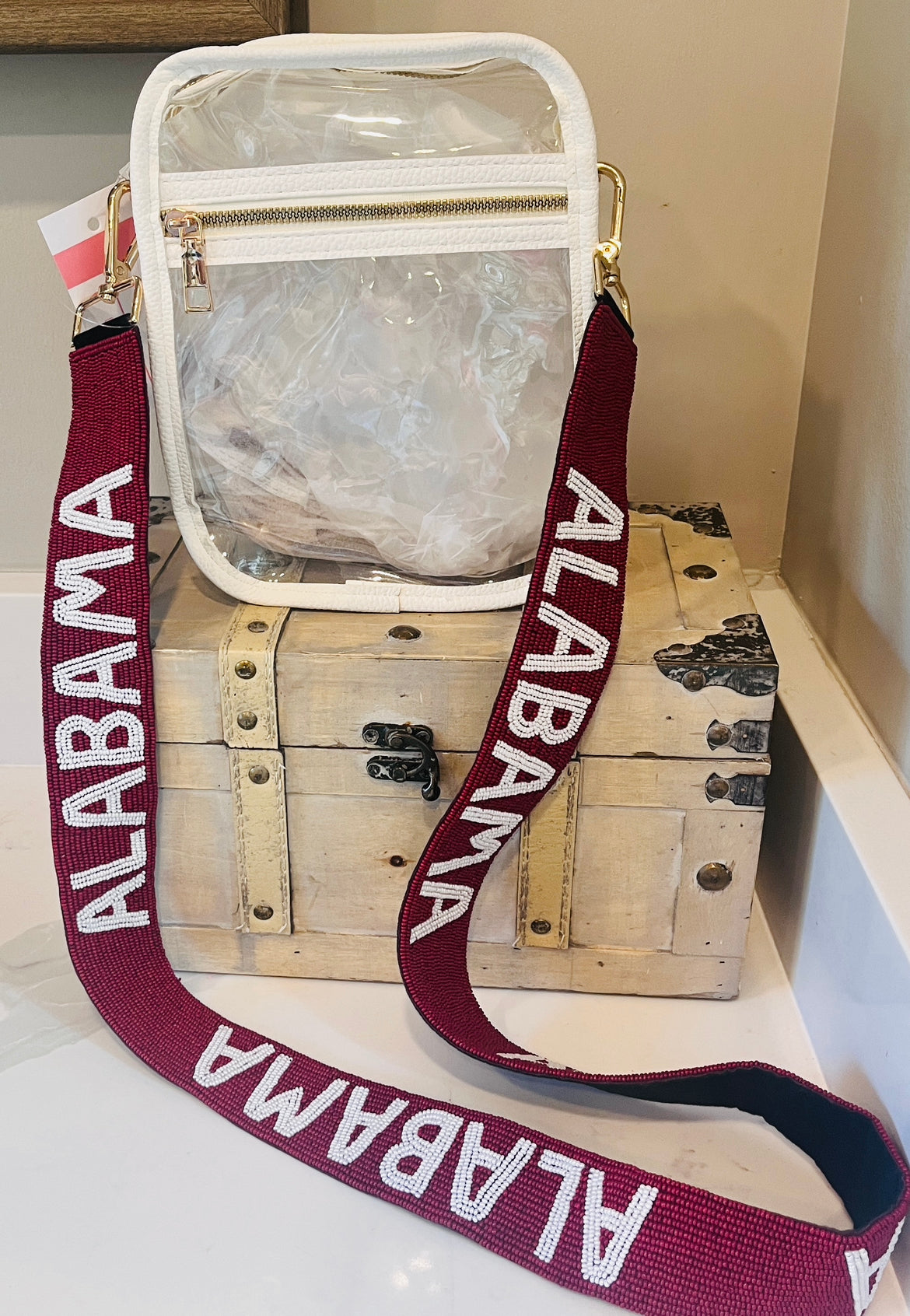 Collegiate Beaded Purse Straps