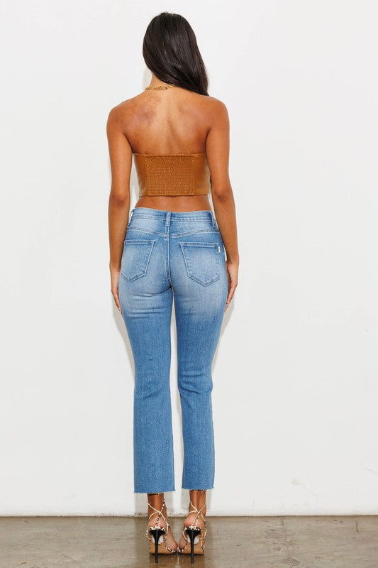 Regina Ankle Flare Jean