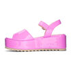 Jump Out Patent Pink Platform Sandals
