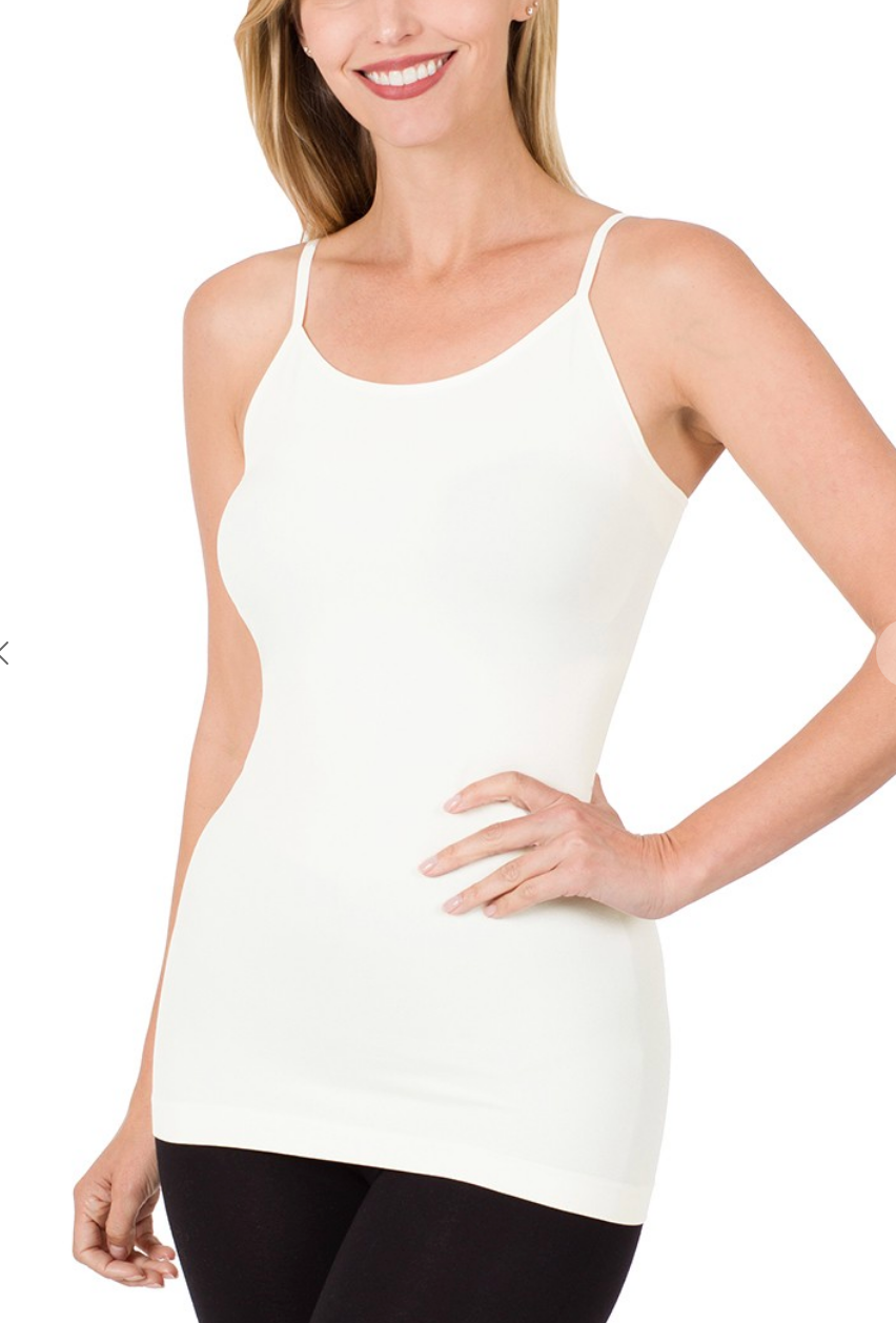 Adjustable Strap Seamless Tank / 4 colors