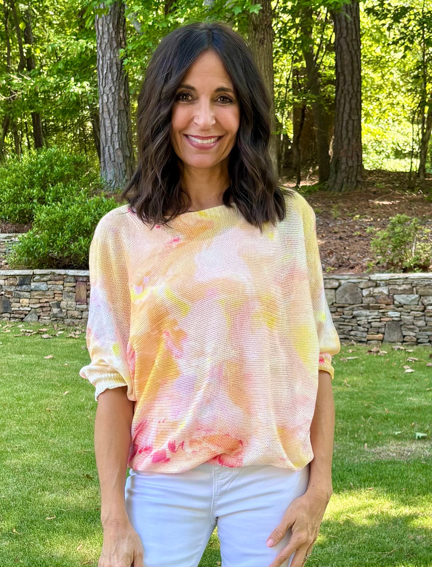 Marble Pastel Dolman Top / 2 colors
