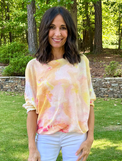 Marble Pastel Dolman Top / 2 colors