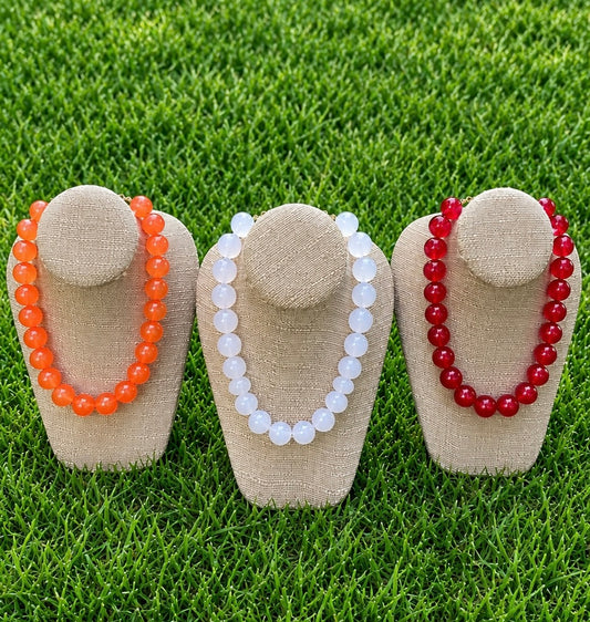 Colorful Translucent Bead Necklace