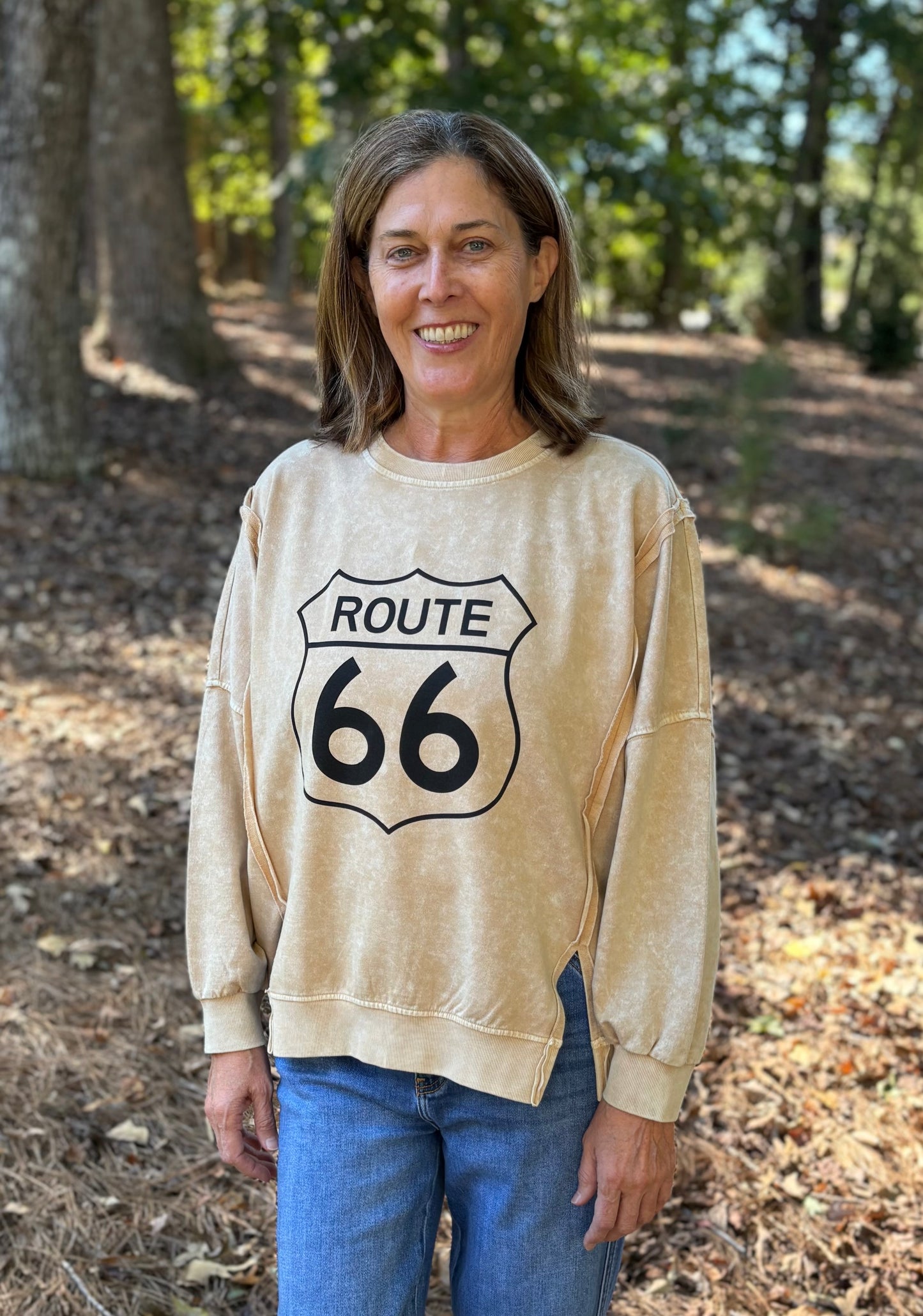 Route 66 Oversized Knit Top