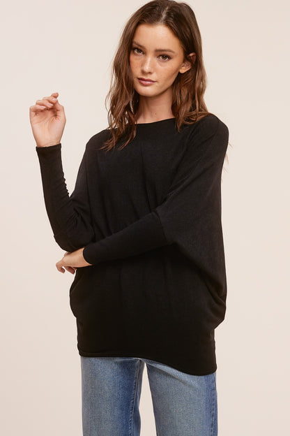 The Charlotte DOLMAN Sleeve Top / 3 colors