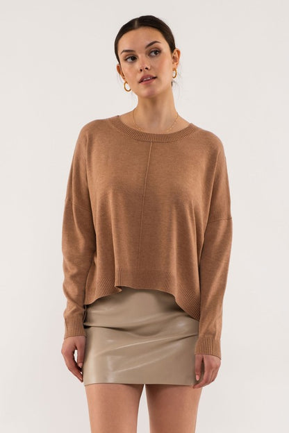 Sienna Roundneck Shoulder Sweater