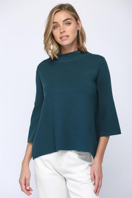 It’s Fate Mock neck Bell Sleeve Sweater / 6 colors