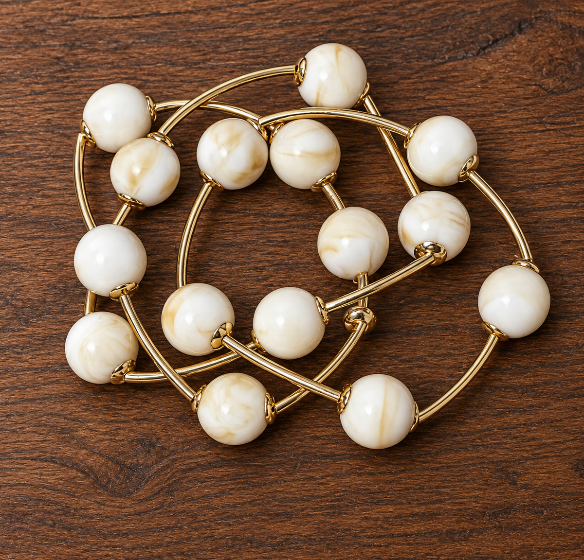 3-Piece Stretch Bracelet Set-5 Colors