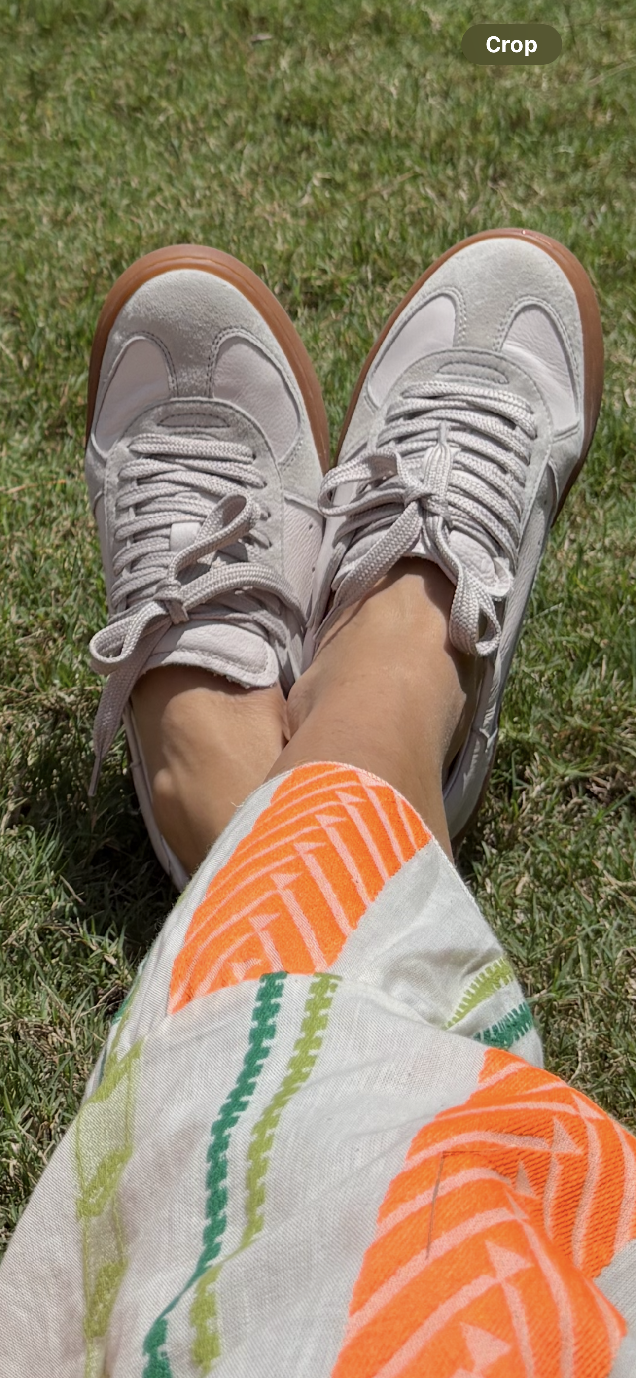 Monty Taupe Low Top Sneaker