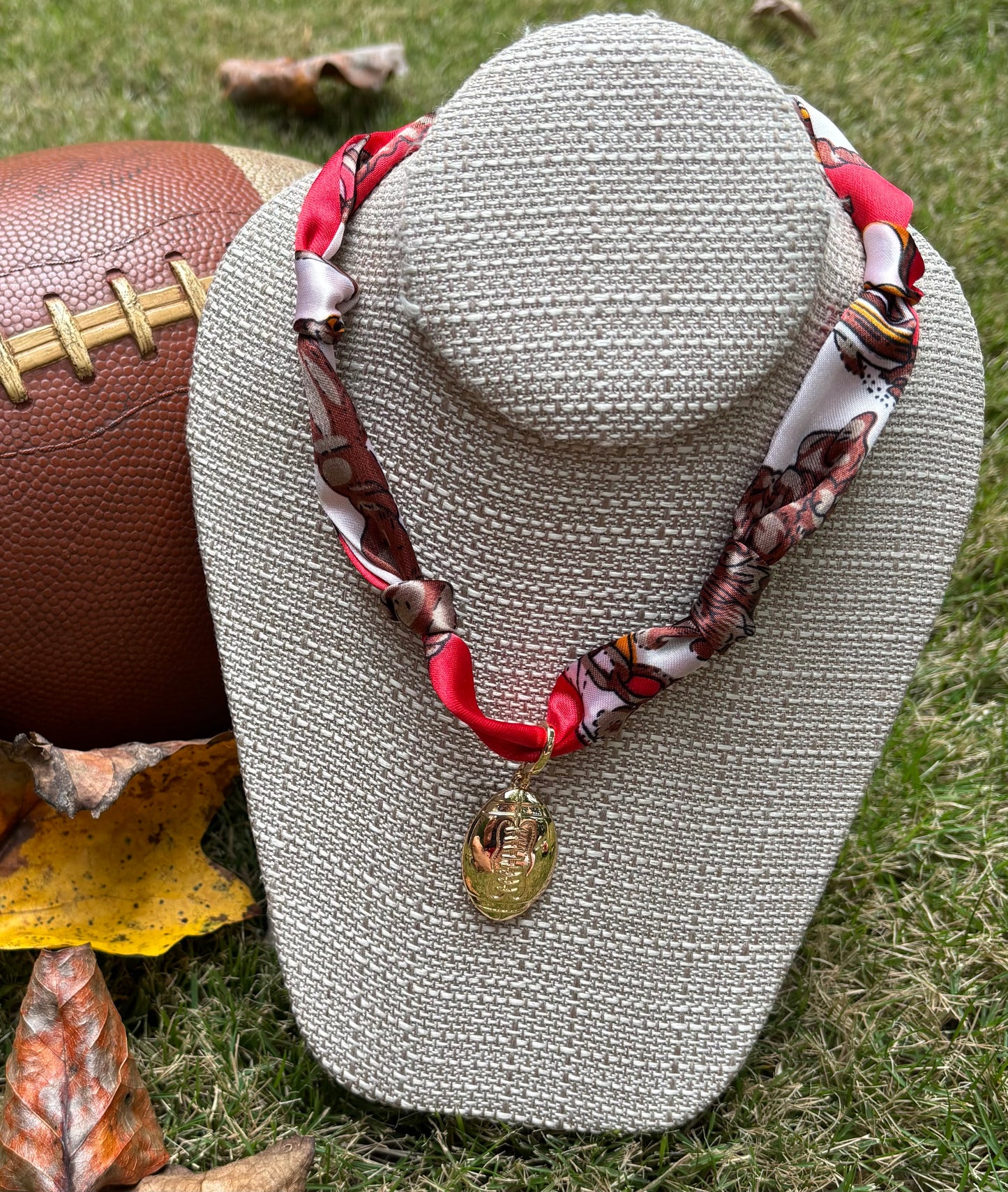 Gameday Team Charm Scarf Necklaces