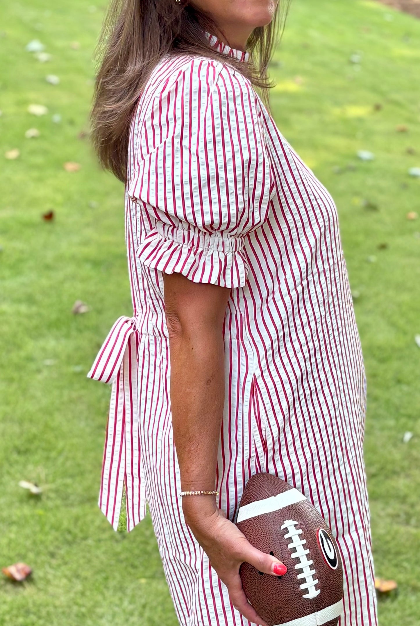 Saturday Stripe Seersucker Dress