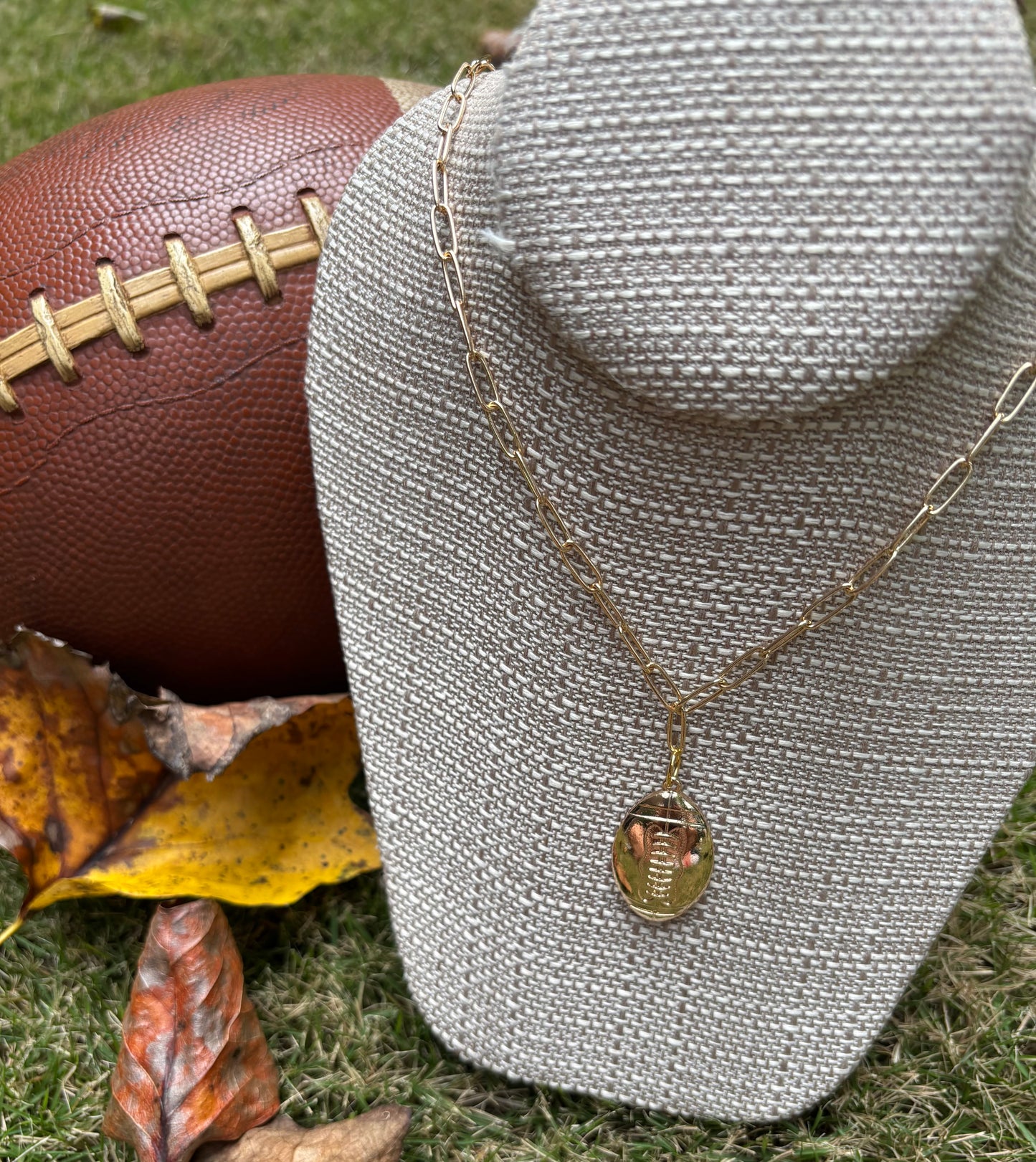 Gold Toggle Charm Necklaces-