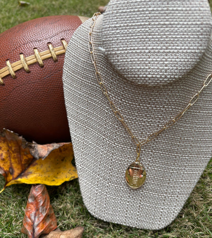 Gold Toggle Charm Necklaces-