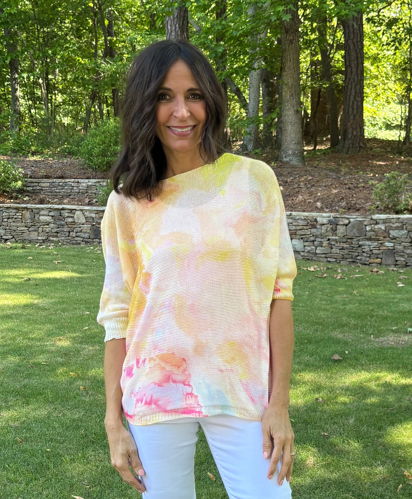 Marble Pastel Dolman Top / 2 colors