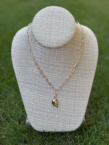 Gold Toggle Charm Necklaces-3 styles
