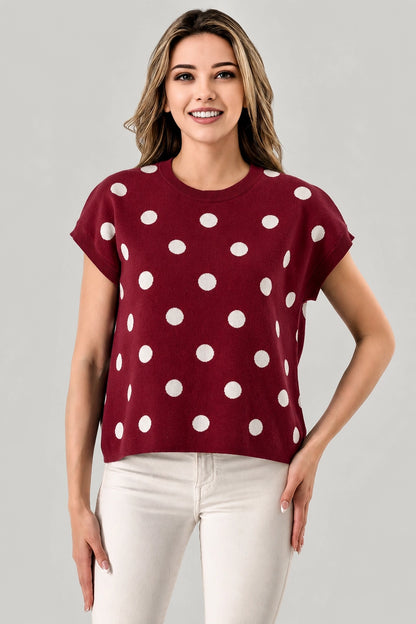 Polka Dot Sweater/ 3 Colors