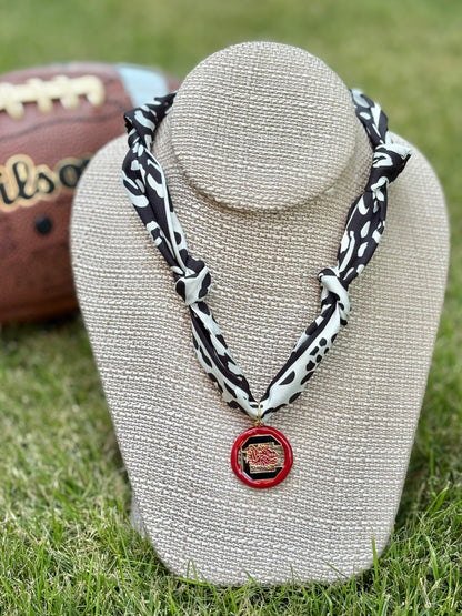 Gameday Team Charm Scarf Necklaces