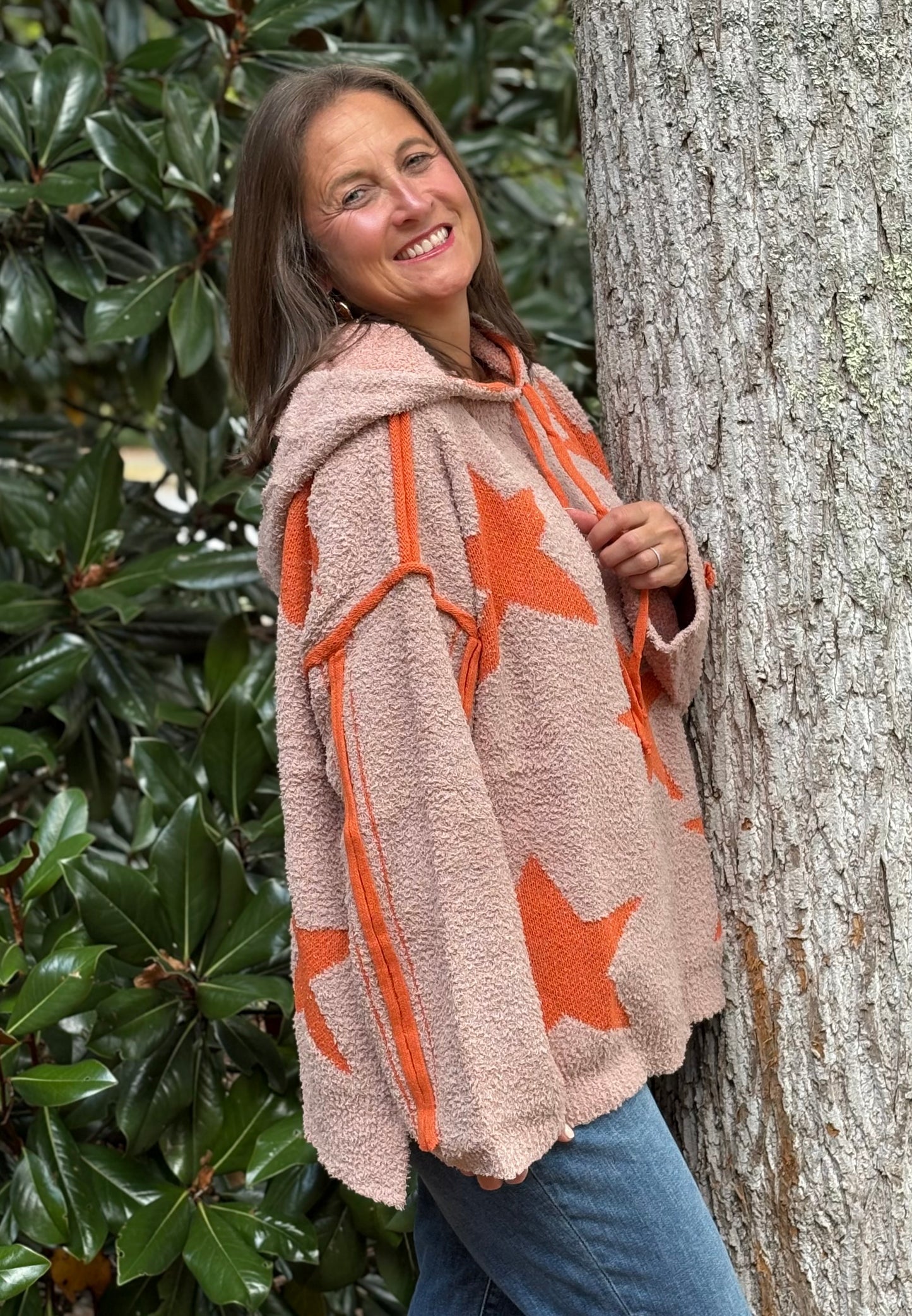 Star Cozy Chenille Hoodie
