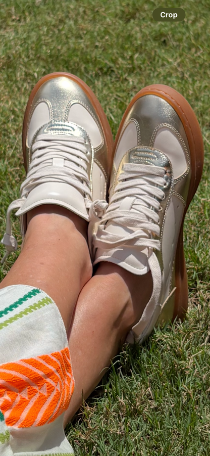 Dana Gold Low Top Sneaker
