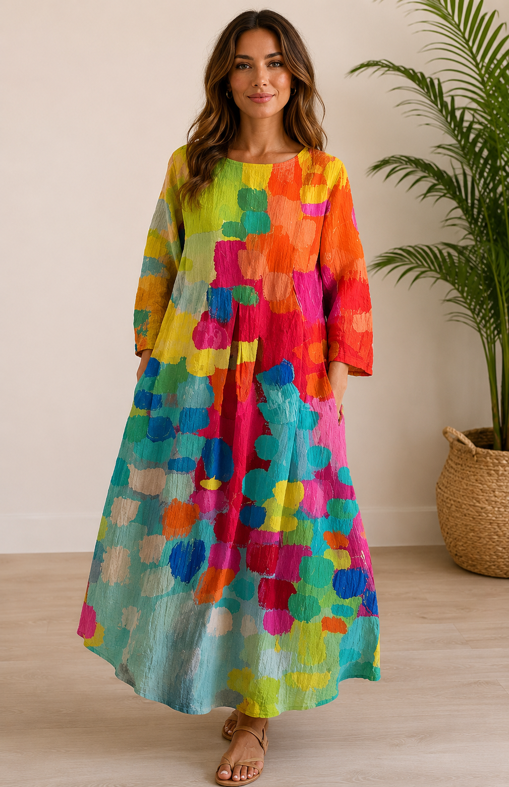 Paint the Town Maxi Dress