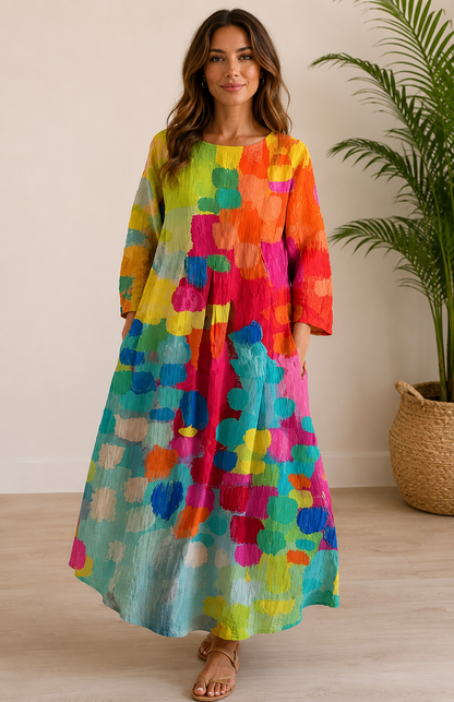 Paint the Town Maxi Dress