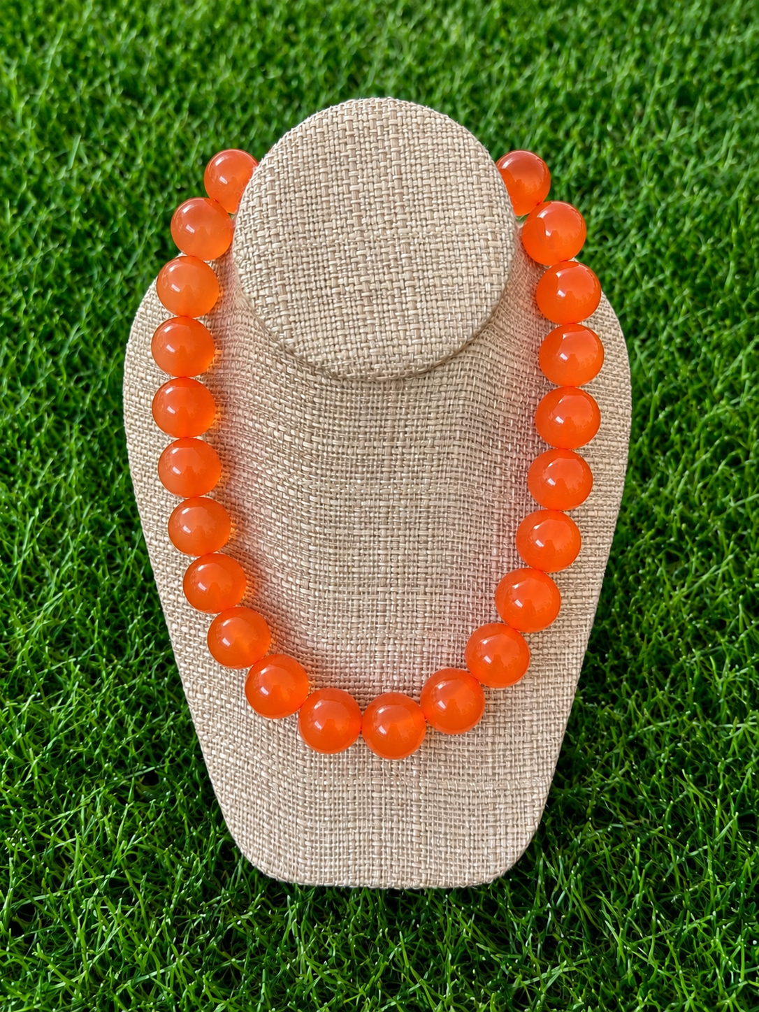 Colorful Translucent Bead Necklace