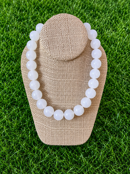 Colorful Translucent Bead Necklace