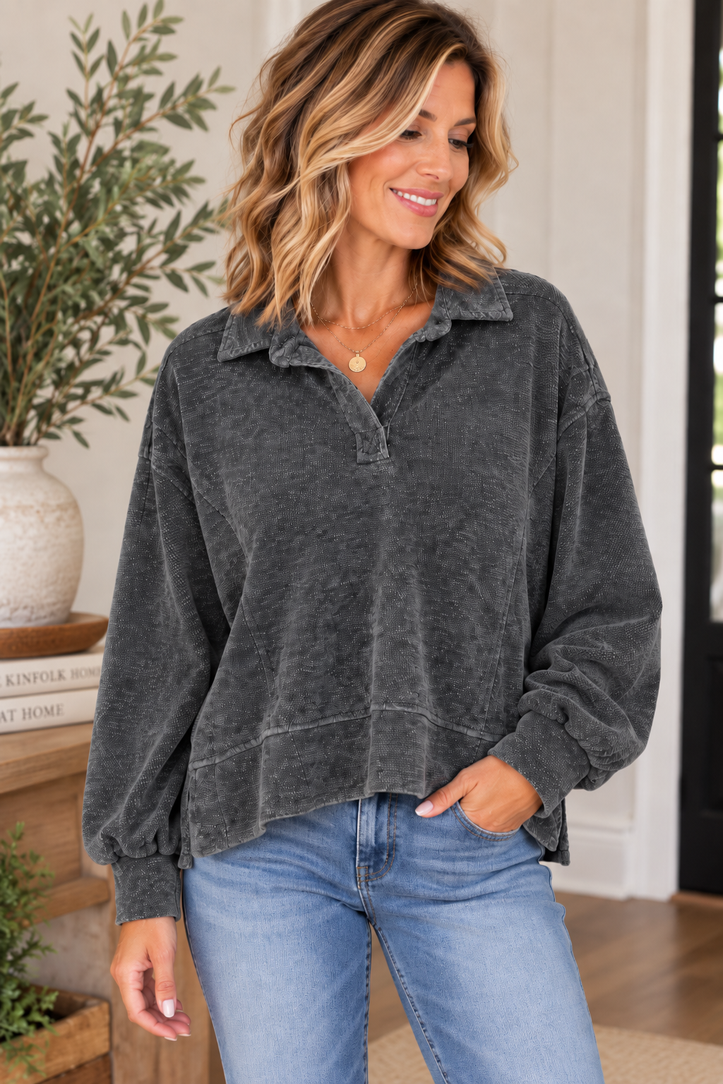 Chic Pullover Top-2 Colors