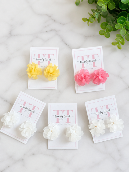 Frosted Bloom Earrings