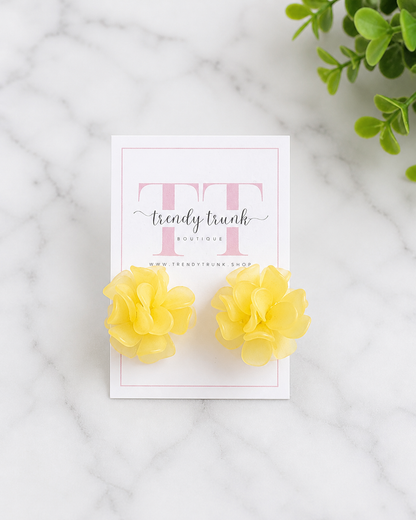 Frosted Bloom Earrings