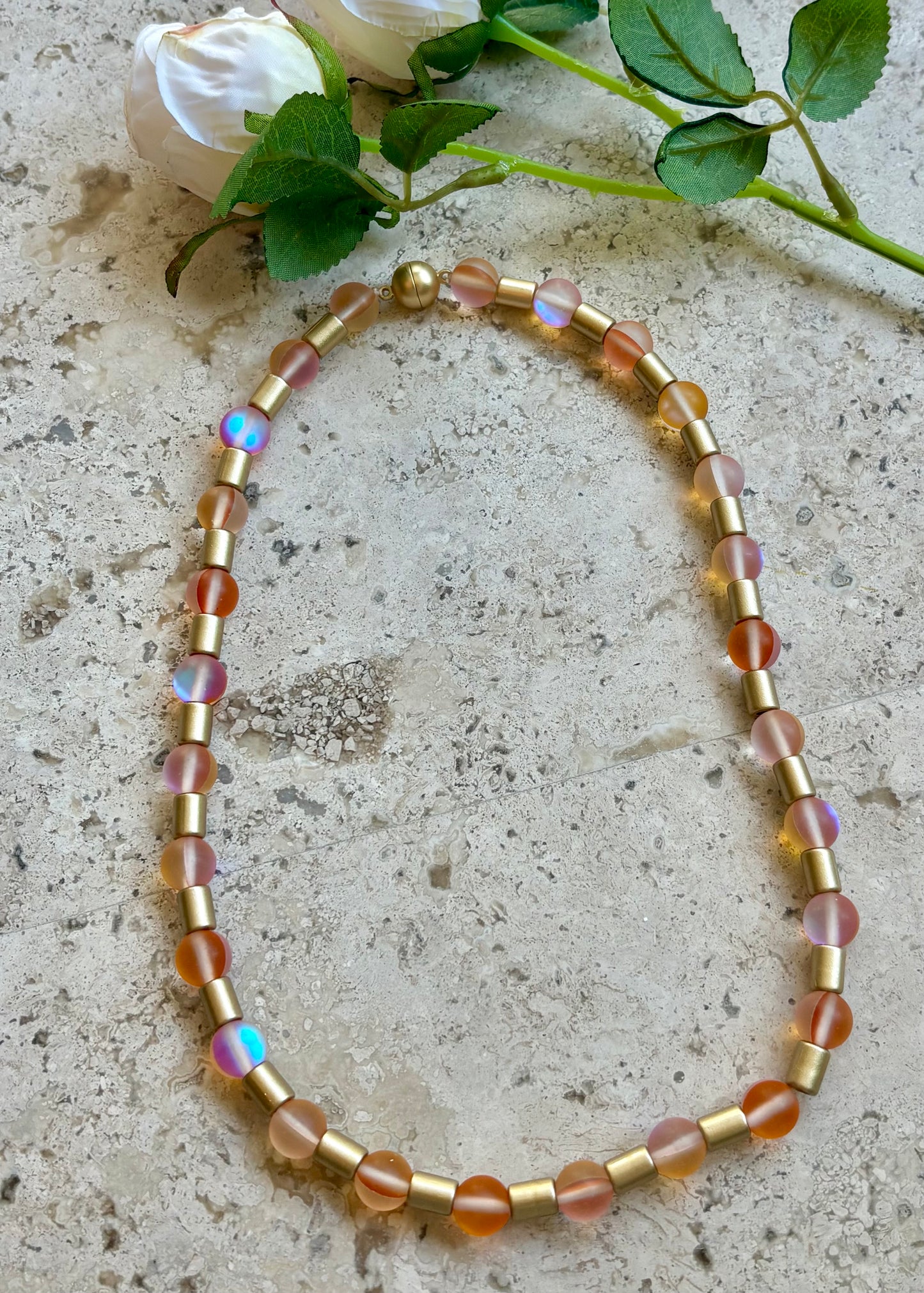 Glow Beads Magnet Necklace
