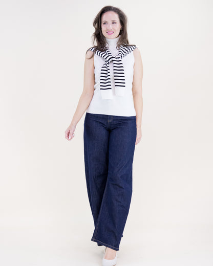 Lightweight Knit Tie Shawl / 11 colors