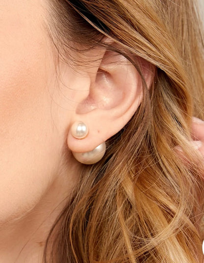 It takes two pearl earring