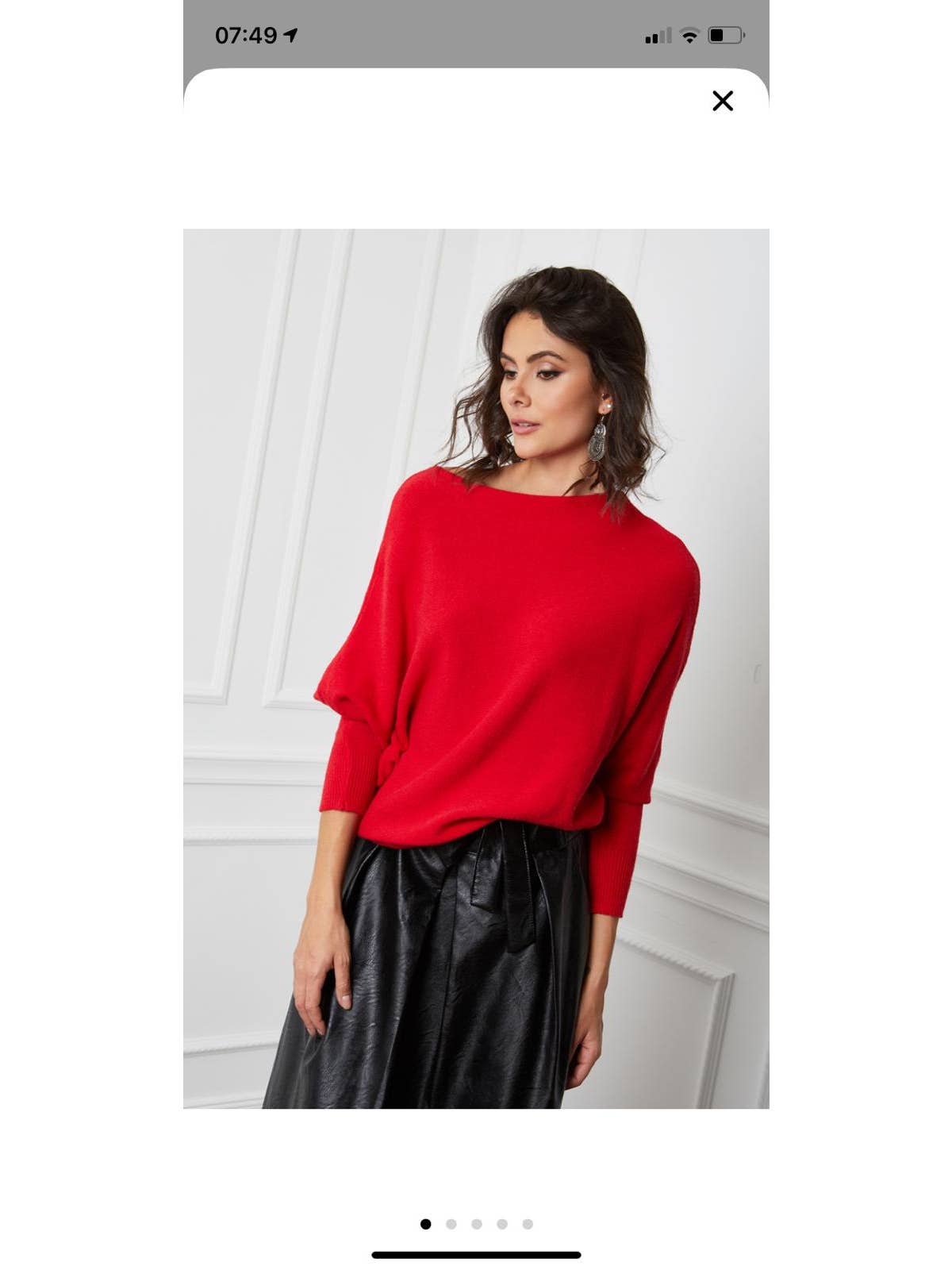 Dolman Sleeve Cashmere Blend Sweater / 8 colors