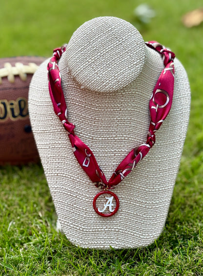 Gameday Team Charm Scarf Necklaces