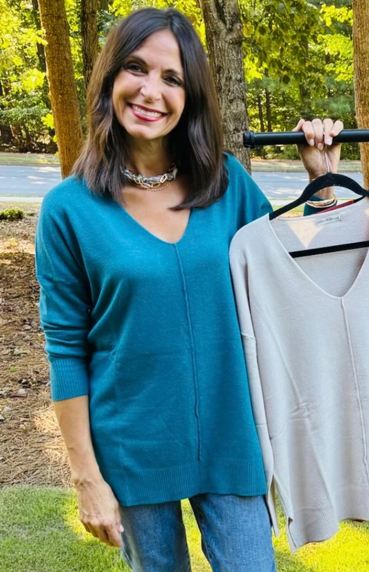 Everyday Front Seam Sweater / 5 colors