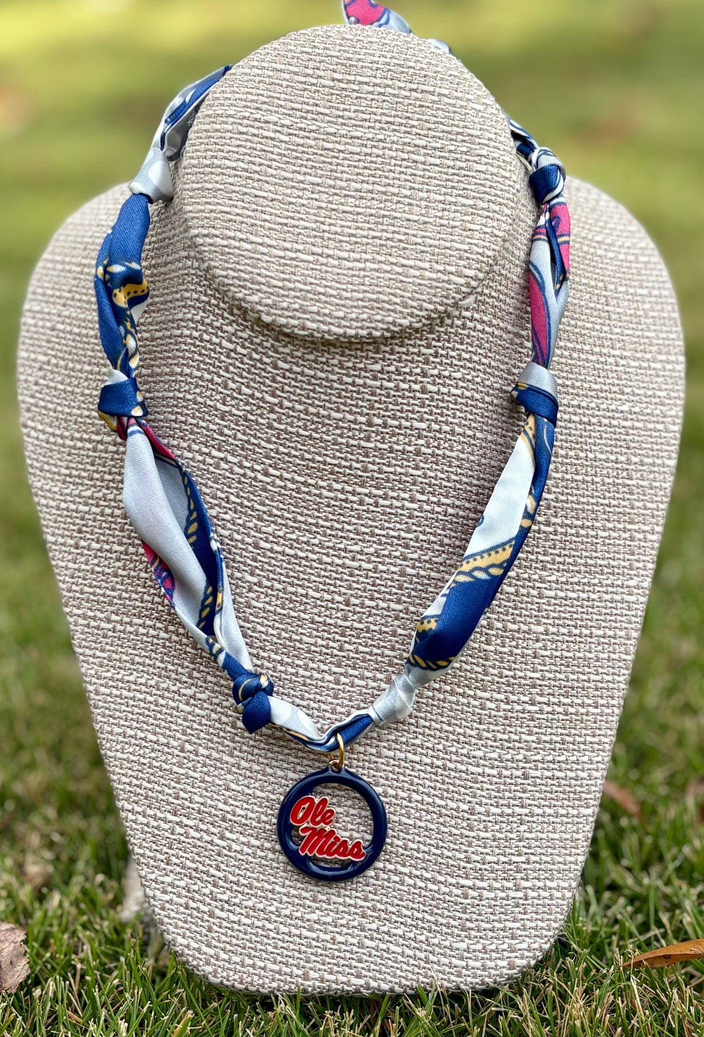 Gameday Team Charm Scarf Necklaces