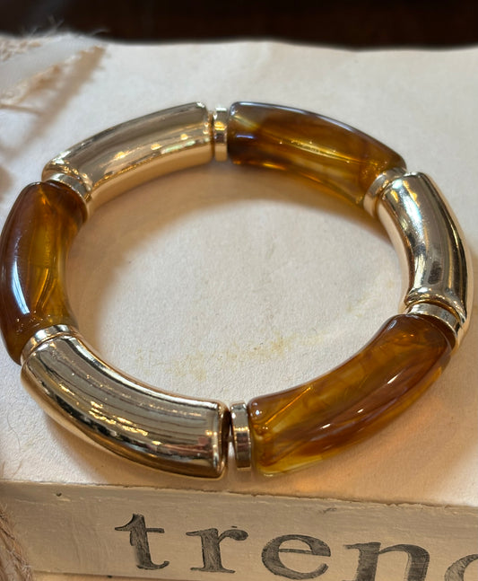 Topaz Acrylic stetch Bracelets / 3 styles