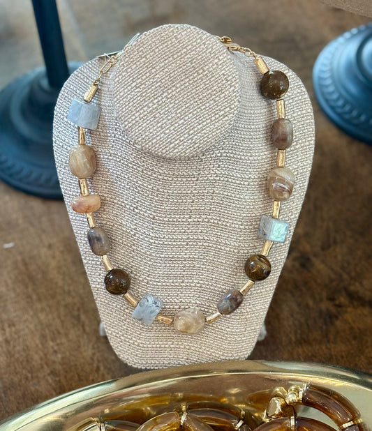 Chunky Bead Acrylic Necklace