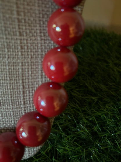 Luminous Beaded Statement Necklace
