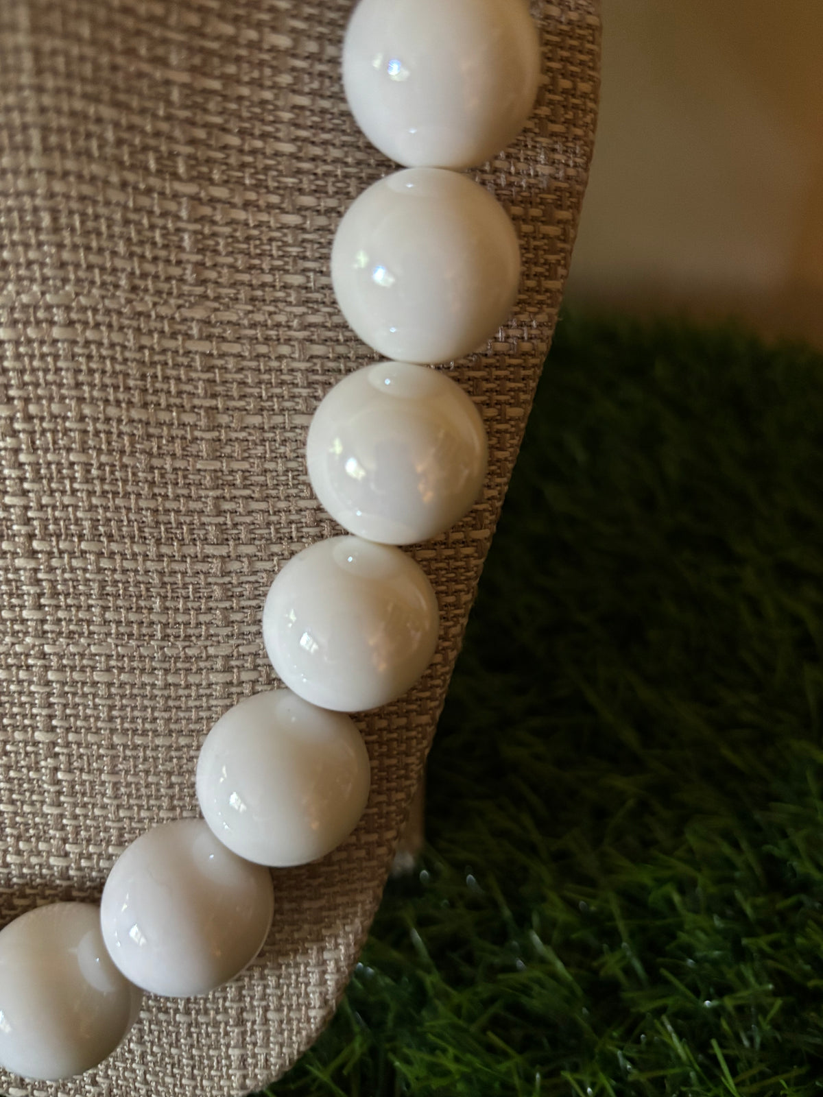 Luminous Beaded Statement Necklace