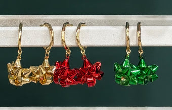 Holiday Bow Earrings / 4 colors