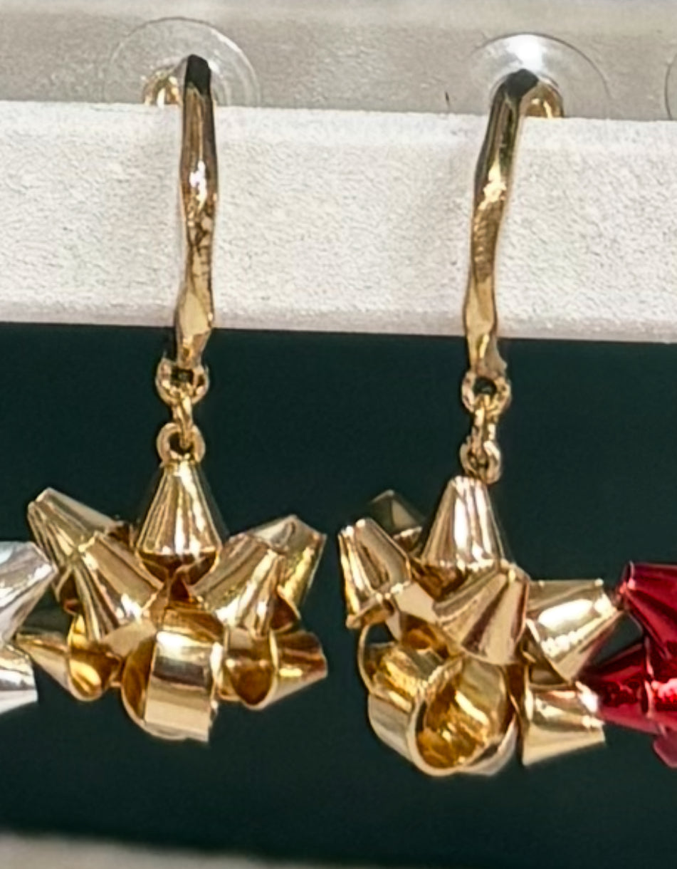 Holiday Bow Earrings / 4 colors