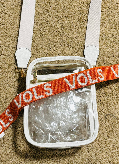College Gameday MASCOT Beaded Purse Straps / 5 schools of