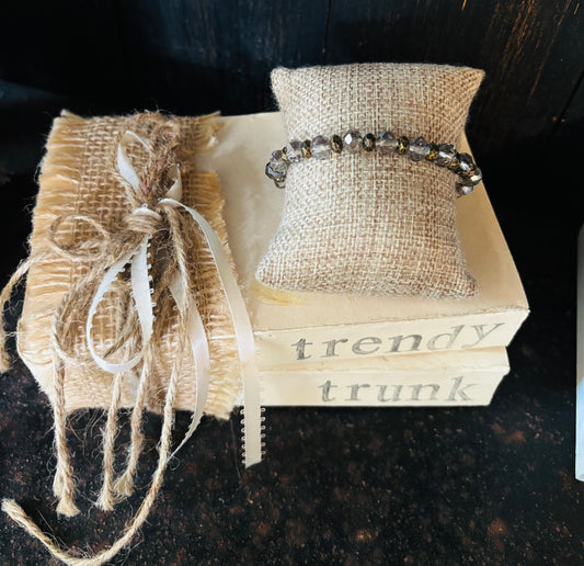 Vintage Bead Stretch Bracelet